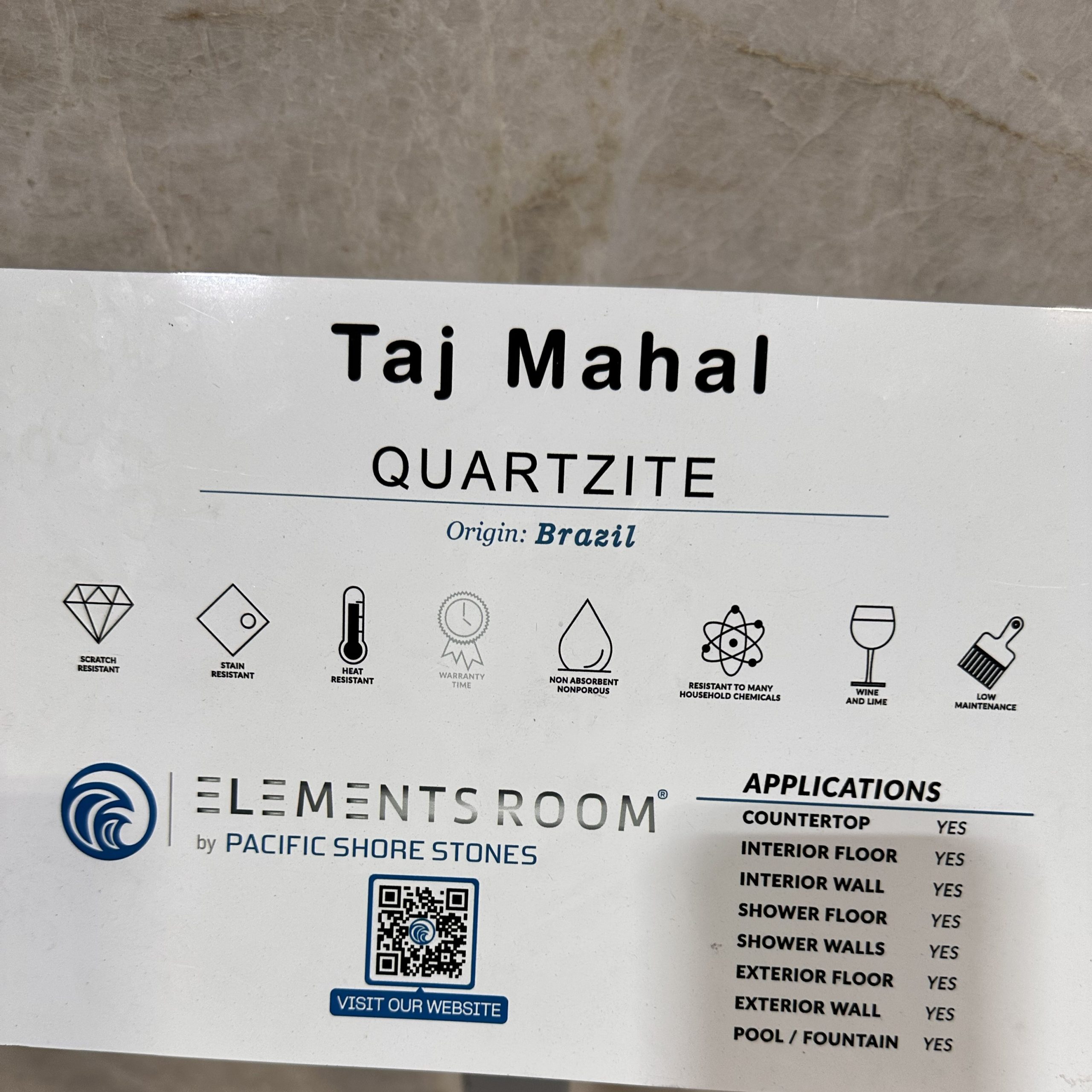 Taj Mahal Quartzite Elements Room San Antonio